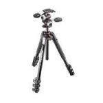 Manfrotto 190XPRO4-3W - Aluminium 4-Section Horizontal Column Tripod Kit with 3-way Head (MK-190XPRO4-3W) Manfrotto 190XPRO4-3W - Aluminium 4-Section Horizontal Column Tripod Kit with 3-way Head (MK-190XPRO4-3W)